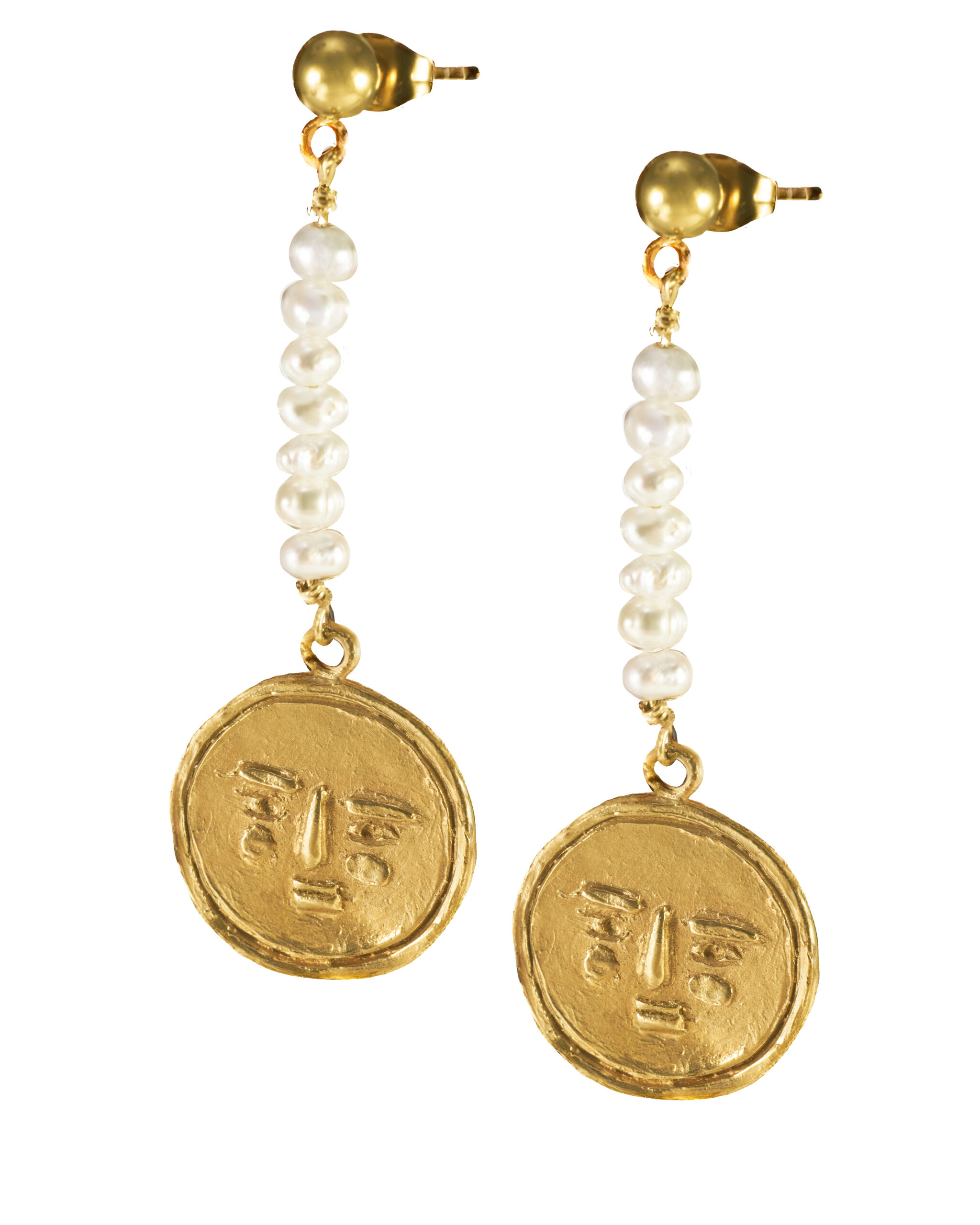 Pendientes luna llena